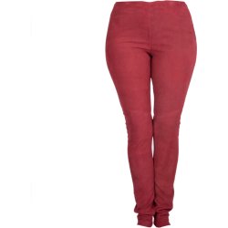 BTF / Notyz 10.481 - Skindleggins - Ruskind - Oxblod - R�d