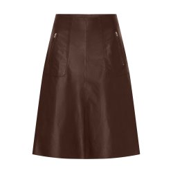 BTF - Skindnederdel - Style: 1083 - Antik Brun
