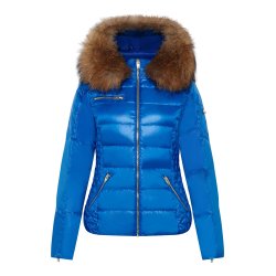 Rita -Lustrous Nylon - Royal Blue - Raccoon