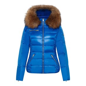 Rita -Lustrous Nylon - Royal Blue - Raccoon