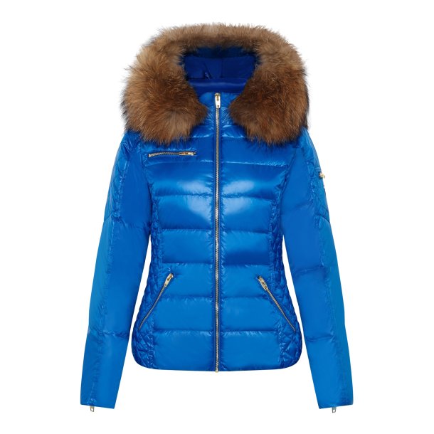 Rita -Lustrous Nylon - Royal Blue - Raccoon
