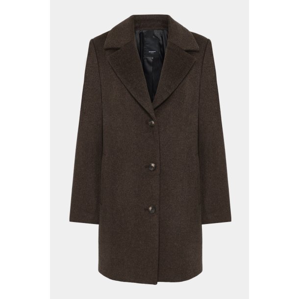 Dixie -  Uldjakke - Picone Brown / Brun Melange