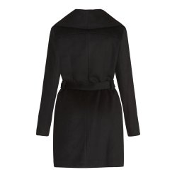 ​ROCKANDBLUE Wool/Uldfrakke - Yoyo Coat - Blac - Sort.