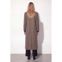 Charlotte Coat - Mole Brown - Taupe