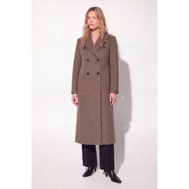 Charlotte Coat - Mole Brown - Taupe