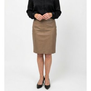 Saki Skindnederdel - Dania - Sugar Brown - Taupe