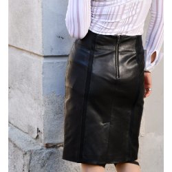 Saki Skindnederdel -  Grace Skirt - Sort