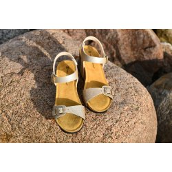 Bella Moda L�der Sandaler - S25636 - Gold