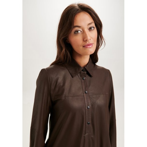 BTF / Noyyz Dame Skindjakke - Style: 10.568 - Choko Brown - Brun