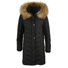 Melicia - Sort - Black - Raccoon Fur