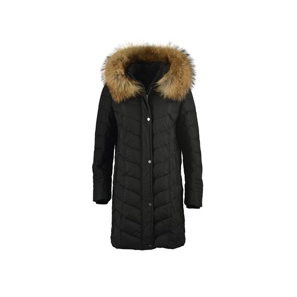 Melicia - Sort - Black - Raccoon Fur