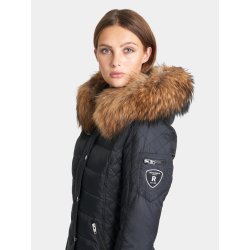 Zora - Black - Raccoon Fur