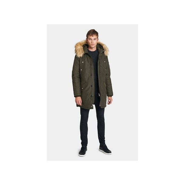 Hawk - Olive - Faux Fur