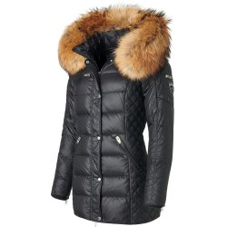 Beam Mid - Black - Raccoon Fur