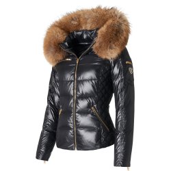 Rita - Black - Sort - Raccoon Fur - Lustrous Nylon