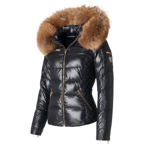 Rita - Black - Sort - Raccoon Fur - Lustrous Nylon