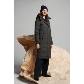 Falcon Coat - Dark Moss / Army / Alligator