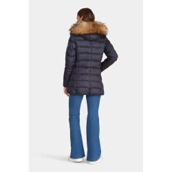 Joyce Mid - Black - Natural Raccoon Fur