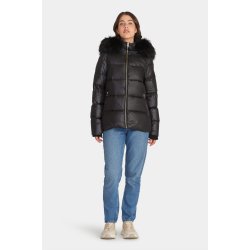 Sassy  - Black - Natural Raccoon Fur