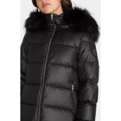 Sassy  - Black - Natural Raccoon Fur