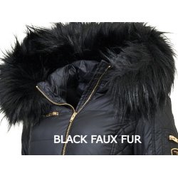 Rita - Black - Faux Fur - Easy Nylon