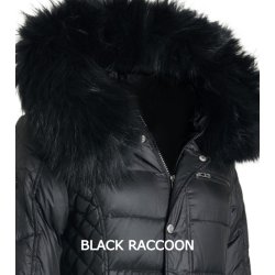 Rita - Black - Raccoon Fur - Easy Nylon
