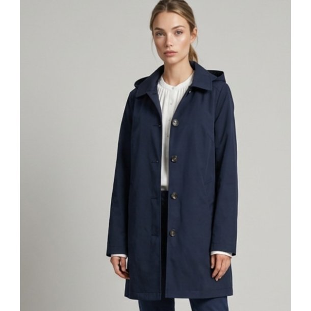 Saki - Carline Coat - Navy - Bl�