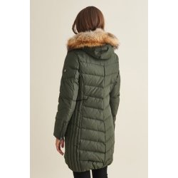 Evelyn Comfort - Army - Raccoon Fur