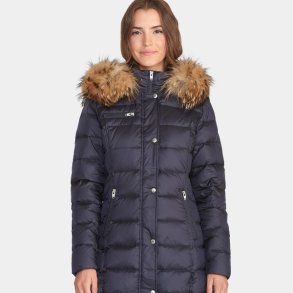 Joyce - Shadow Blue - Raccoon Fur