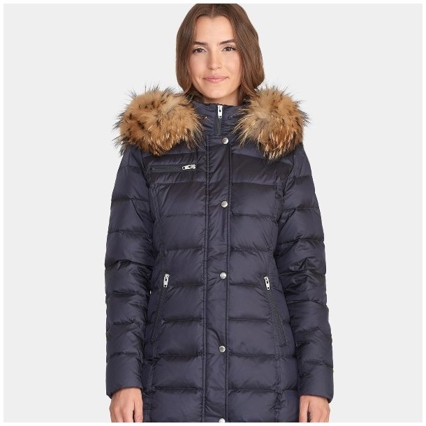Joyce - Shadow Blue - Raccoon Fur