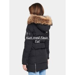 Kendall - Black - Raccoon/Rabbit Fur