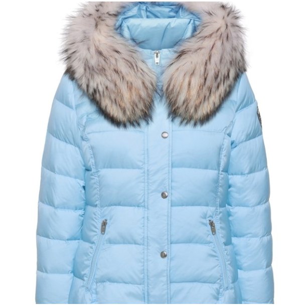 Joyce - Airy Blue - Raccoon Fur