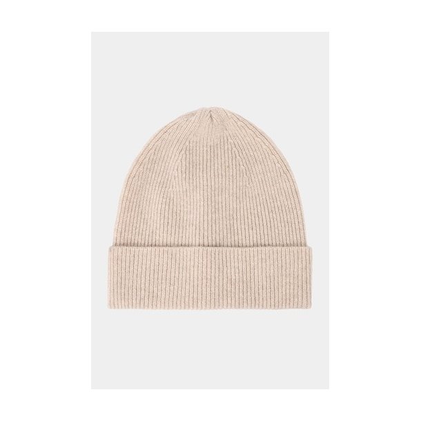 Hat Bee Beanie - Sand Melange - 100% pure Cashmere