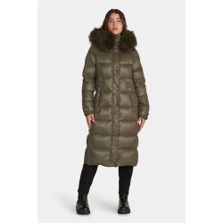 Farrow Coat - Olive / Army - Indfarvet Fox Fur