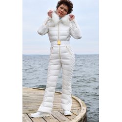 Rock-And-Blue Jumpsuit - White - Faux Fur