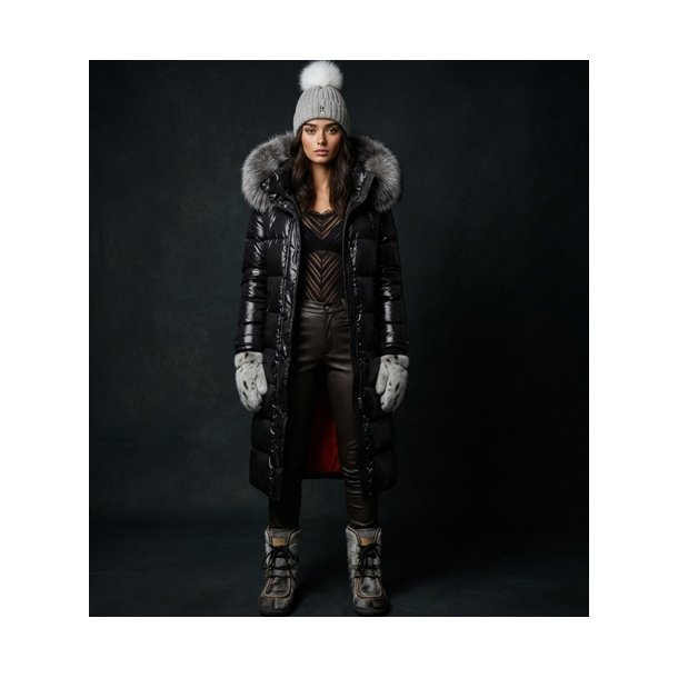 Farrow Coat - Black / Sort - Silverfox / S�lvr�v